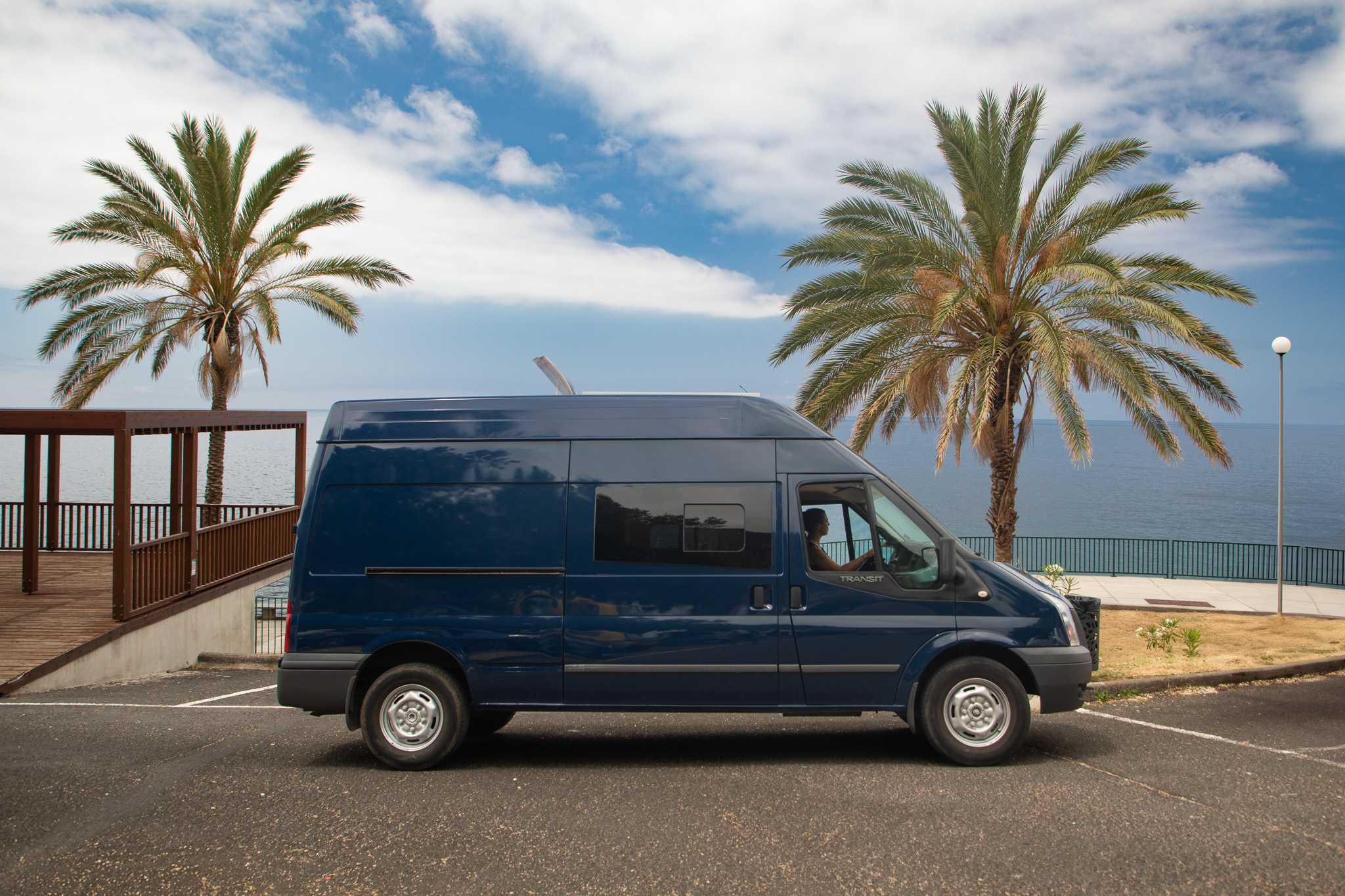 Campervan interior Madeira – fully equipped Ford Transit FortunaVanTours